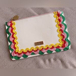 Packed Party Clutch with Colorful Trim